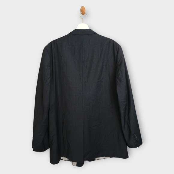 Brooks Brothers Blazer Men 48L Blue Gray Explorer Fitzgerald Career Sport Coat - Picture 3 of 12